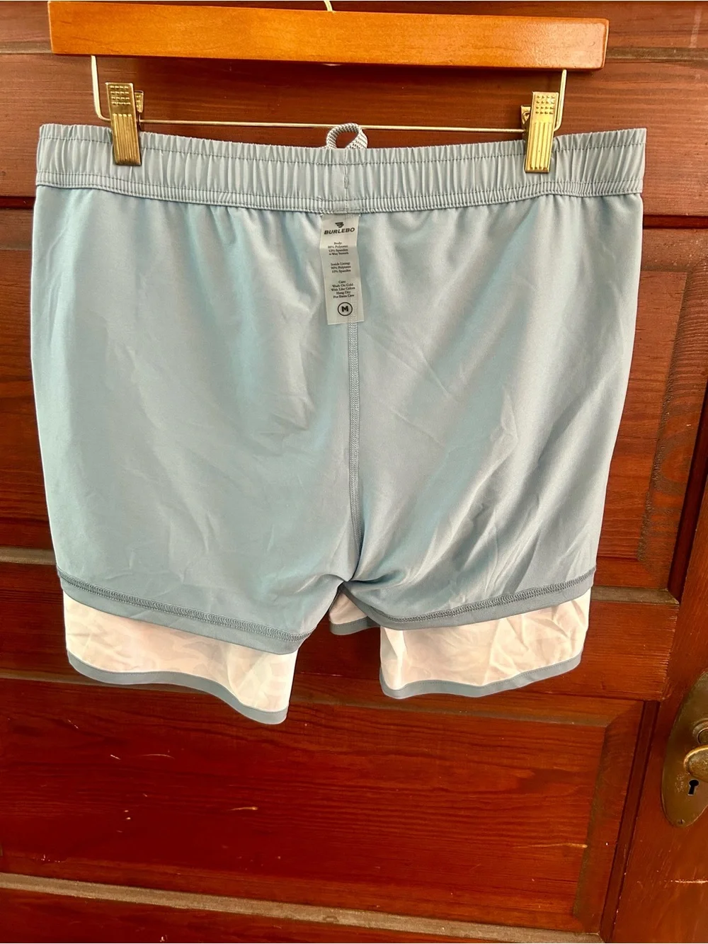 BURLEBO Light Blue Camo Swim Trunks 🔥🔥NEW IN STORES🔥🔥New WithOUT Tags size Med